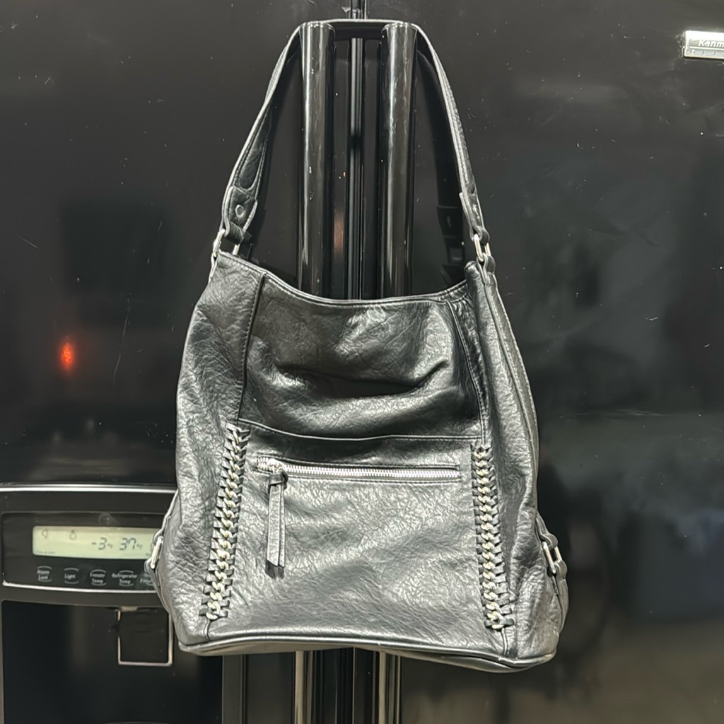Womens Mmx Purse Black Pleather